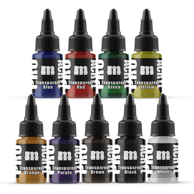 Pro Acryl Base Paint Expansion Set #2 - Transparents! | Odin's Place