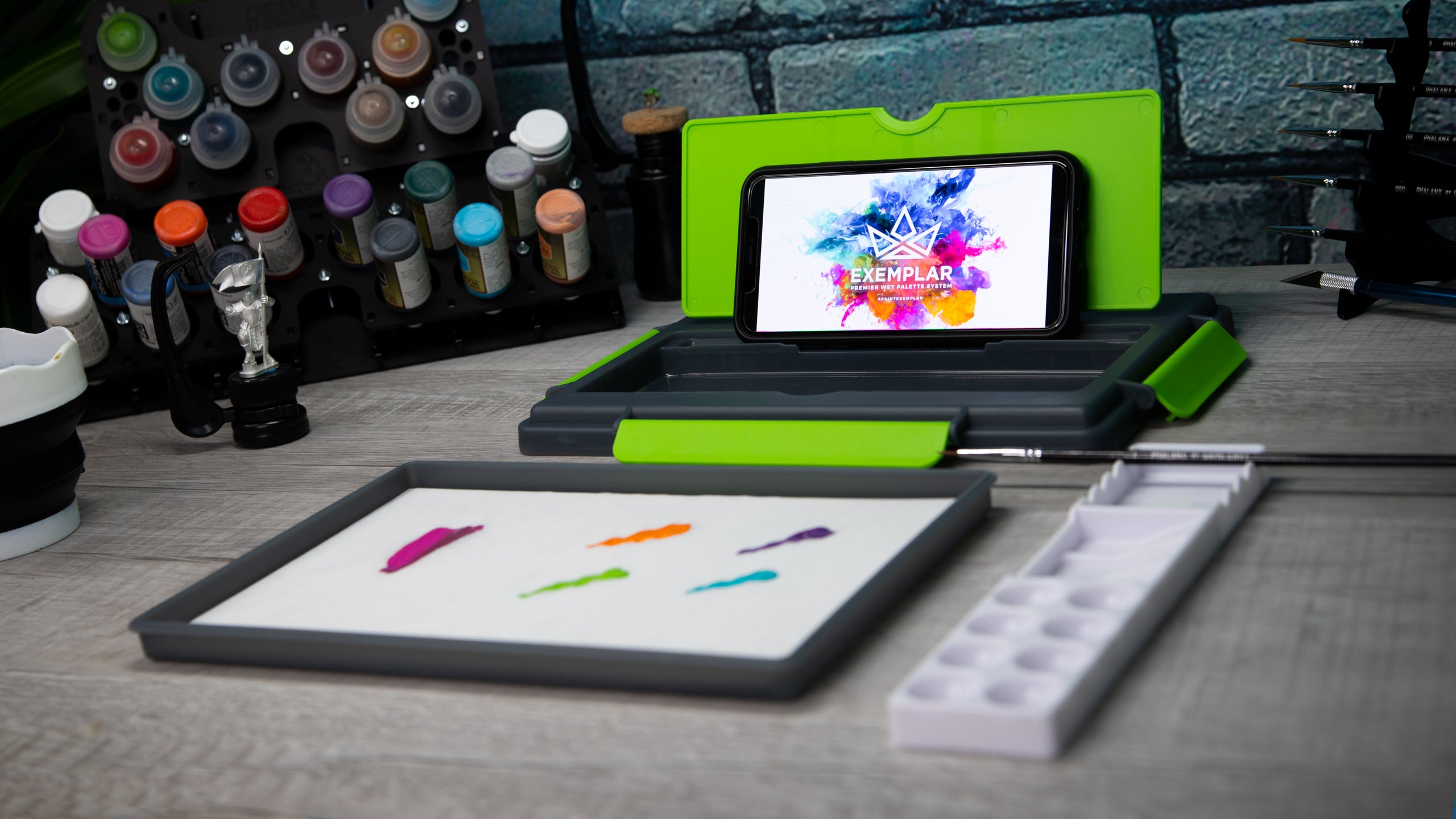 Game Envy Exemplar Wet Palette Assorted Colors and Refill Packs | Odin's Place