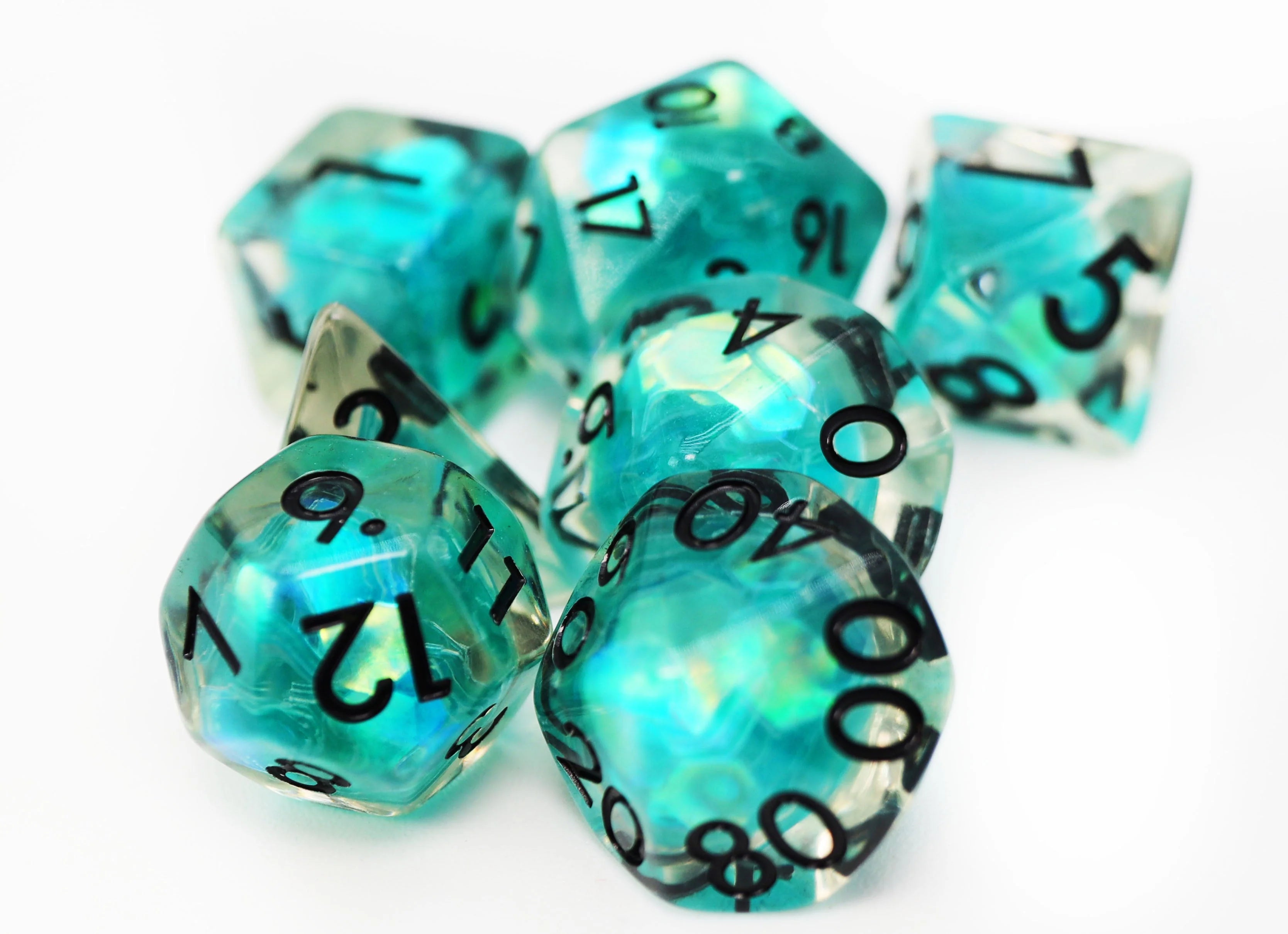 Foam Brain Siren Sparkle Poly 7 Dice Set | Odin's Place