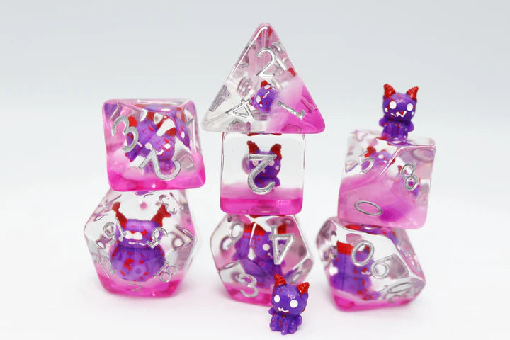 Foam Brain Games Friendly Fiend Poly 7 Dice Set | Odin's Place