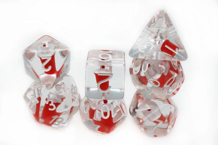 Foam Brain Poly 7 Dice Set Cola | Odin's Place