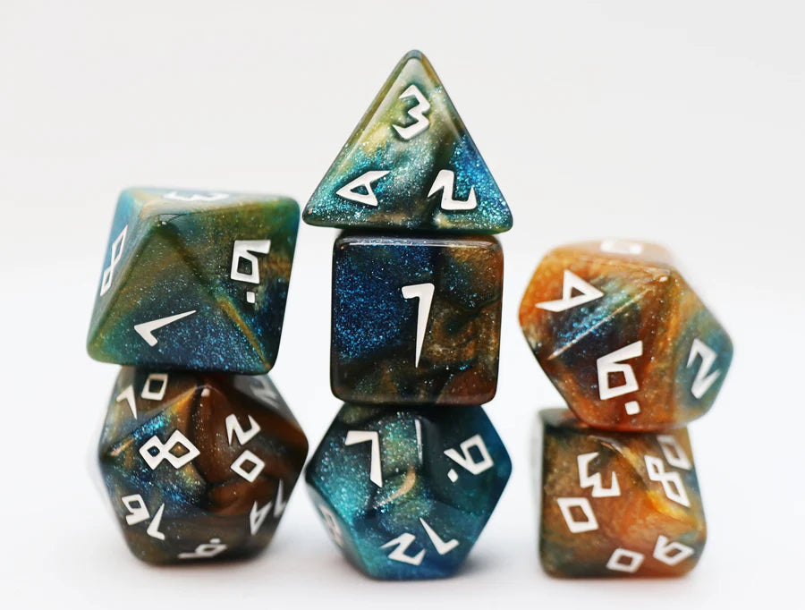 Foam Brain  Night Stalker Poly 7 Dice Set | Odin's Place