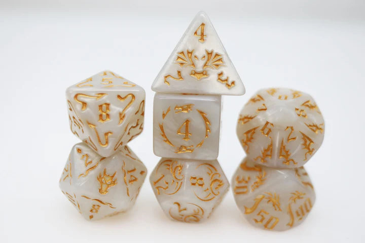 Foam Brain Poly 7 Dice Set Drake's Flight Spirit | Odin's Place