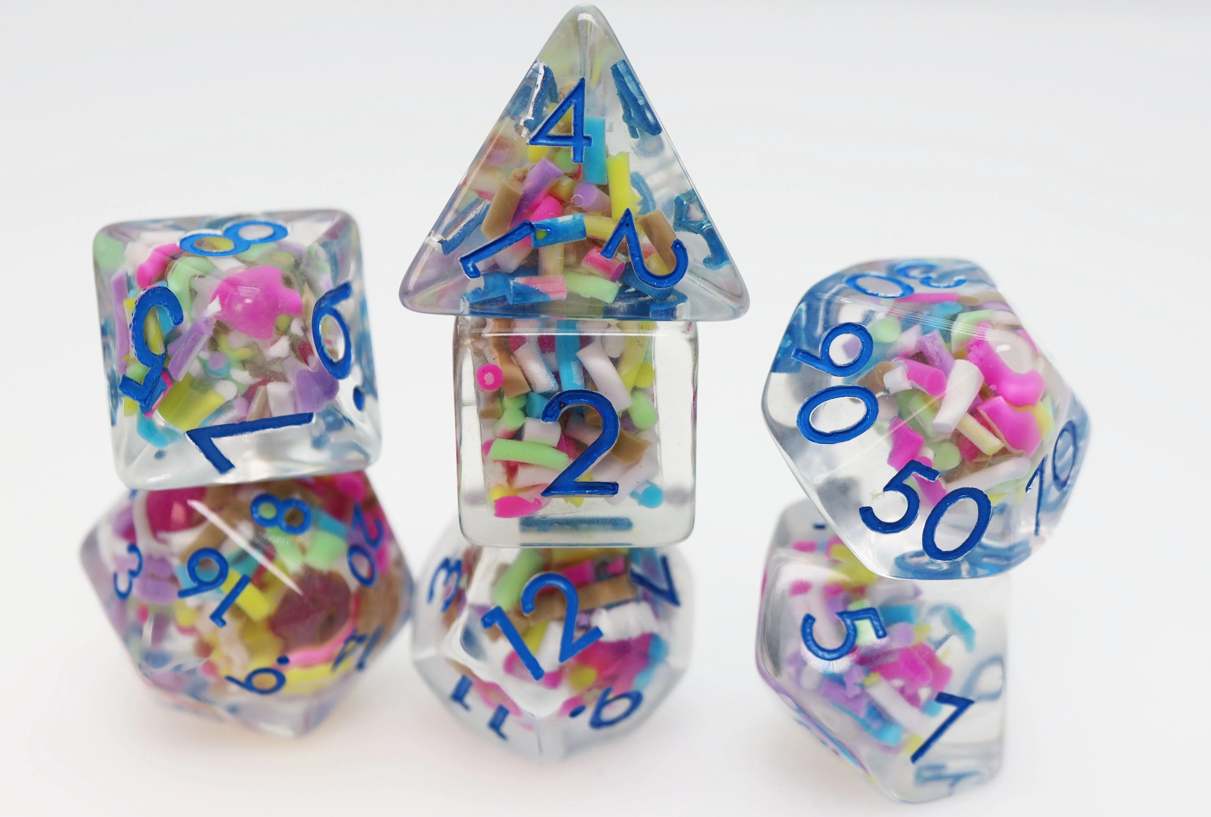 Ice Cream Sprinkles RPG Dice Set | Odin's Place