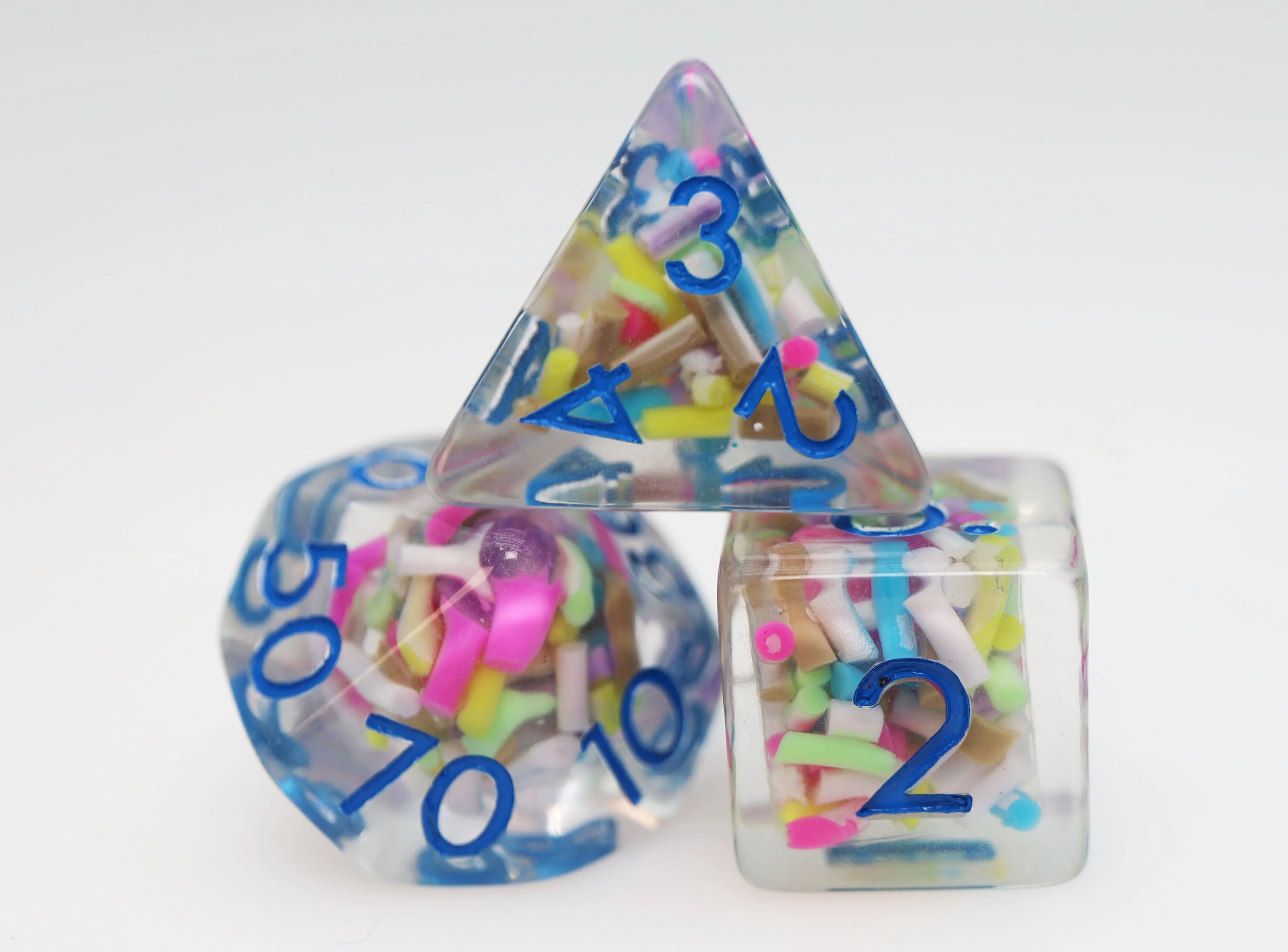 Ice Cream Sprinkles RPG Dice Set | Odin's Place