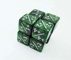 Foam Brain Magic The Gathering Counters +1/+1 Set of 8, Assorted Colors | Odin's Place