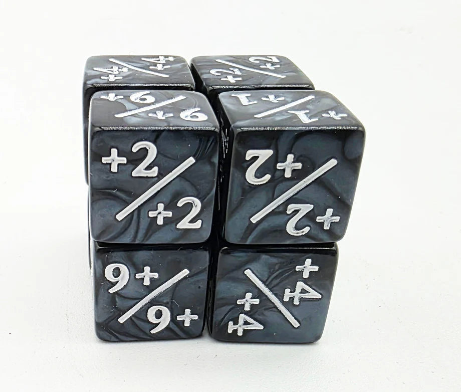 Foam Brain Magic The Gathering Counters +1/+1 Set of 8, Assorted Colors | Odin's Place