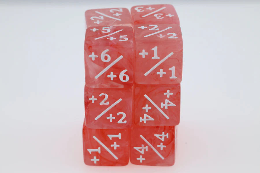 Foam Brain Magic The Gathering Counters +1/+1 Set of 8, Assorted Colors | Odin's Place