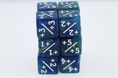 Foam Brain Magic The Gathering Counters +1/+1 Set of 8, Assorted Colors | Odin's Place