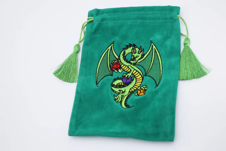 Foam Brain Dice Bag: Green Dragon | Odin's Place
