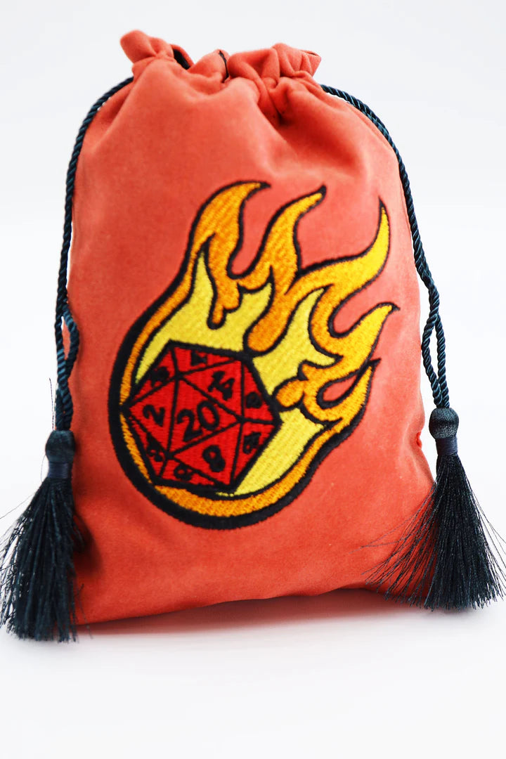 Foam Brain Dice Bag: Dice Fire Ball | Odin's Place