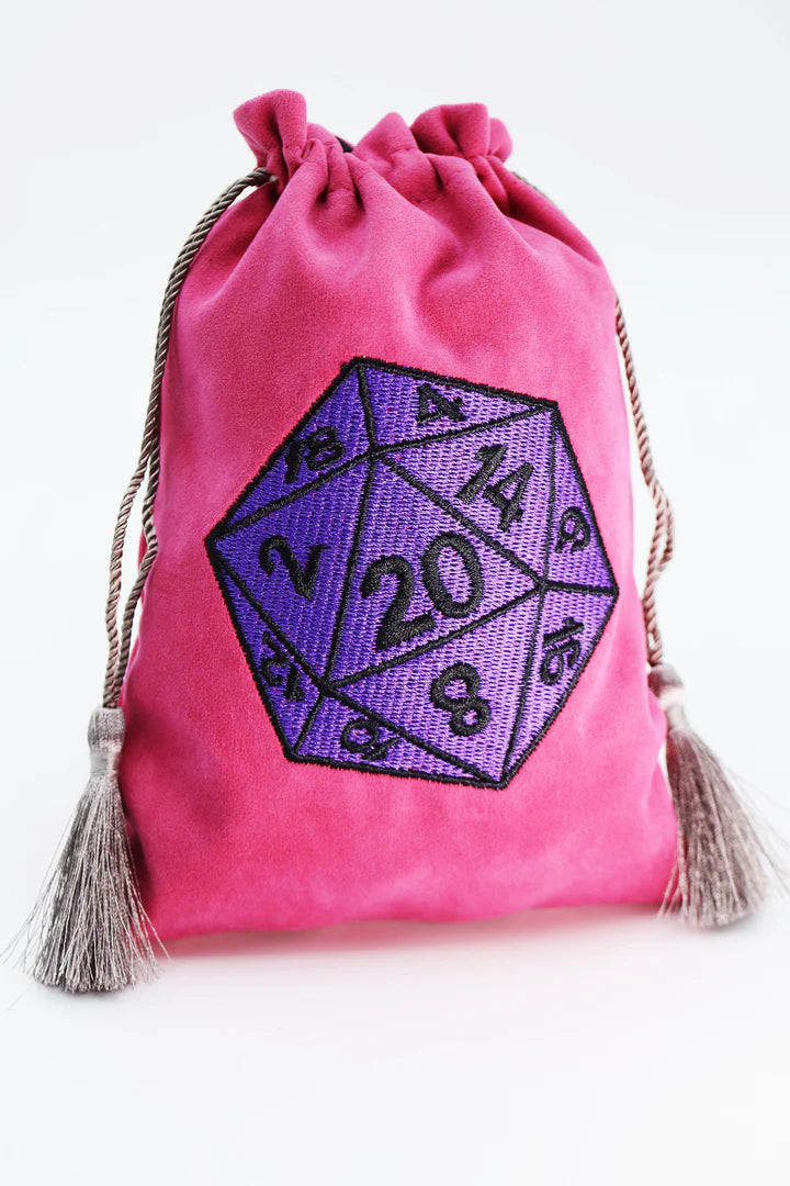 Foam Brain Dice Bag: Purple D20 | Odin's Place