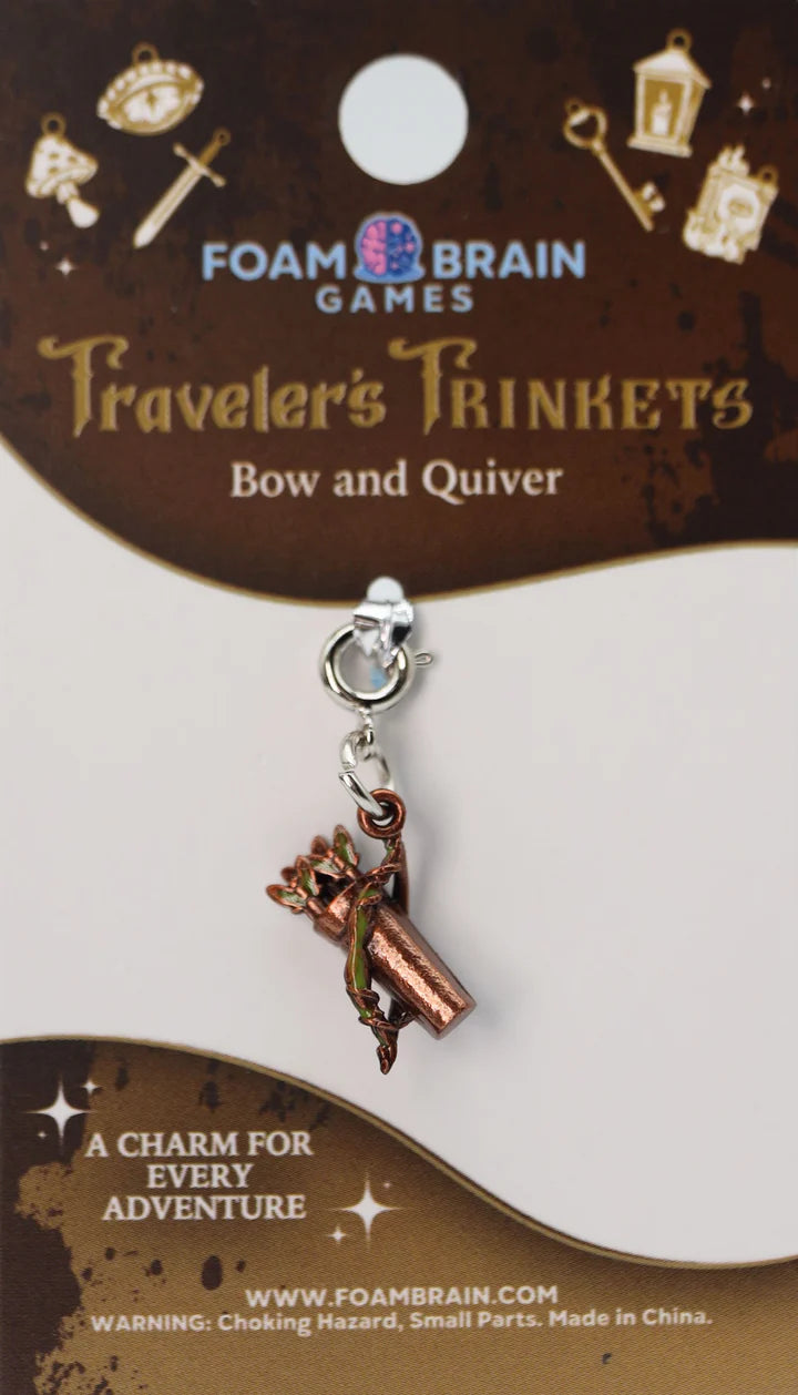 Foam Brain Traveler's Trinkets: Bow and Quiver Charm | Odin's Place