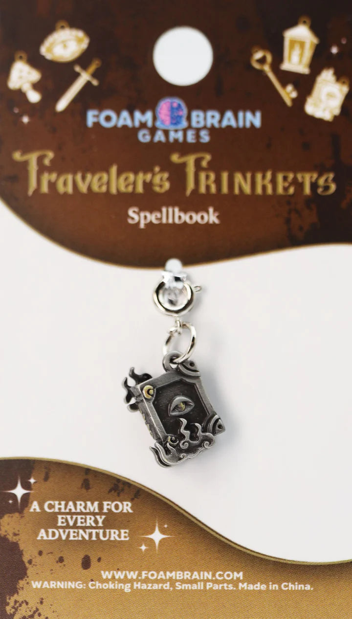 Foam Brain Traveler's Trinkets: Spellbook Charm | Odin's Place