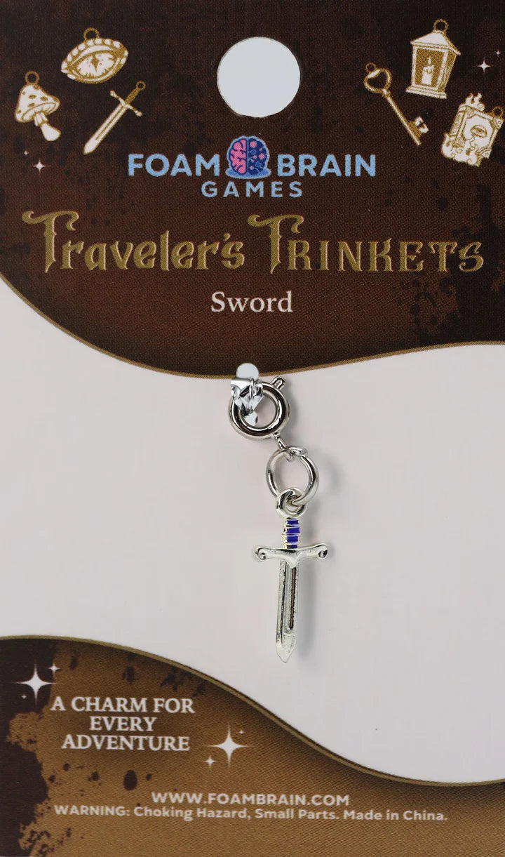 Foam Brain Traveler's Trinkets: Sword Charm | Odin's Place