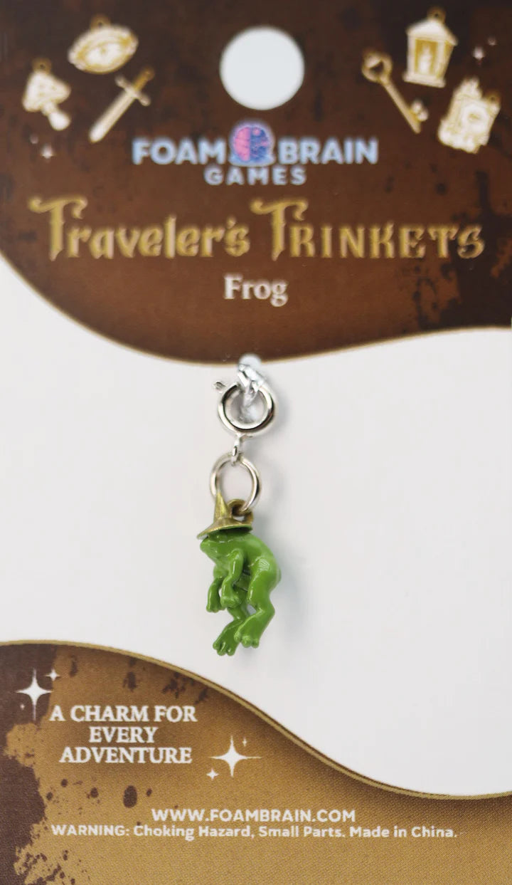 Foam Brain Traveler's Trinkets: Frog Charm | Odin's Place