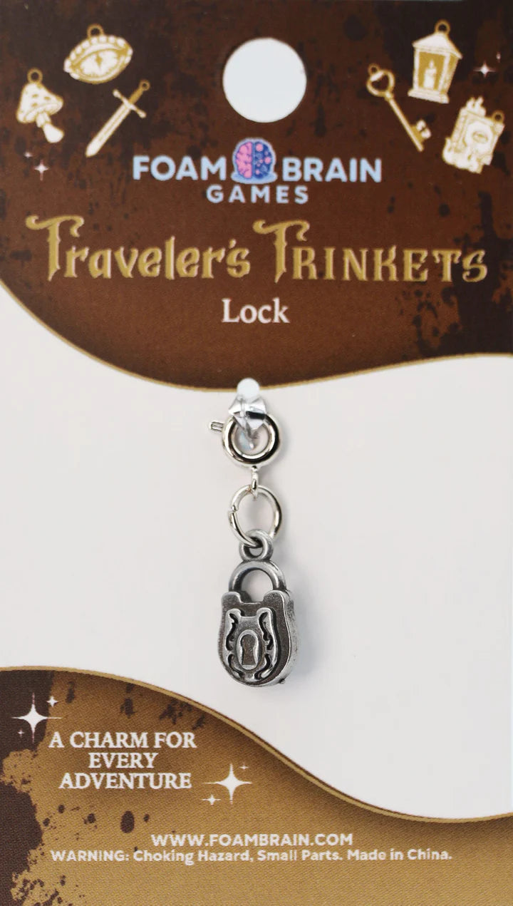 Foam Brain Traveler's Trinkets: Lock Charm | Odin's Place