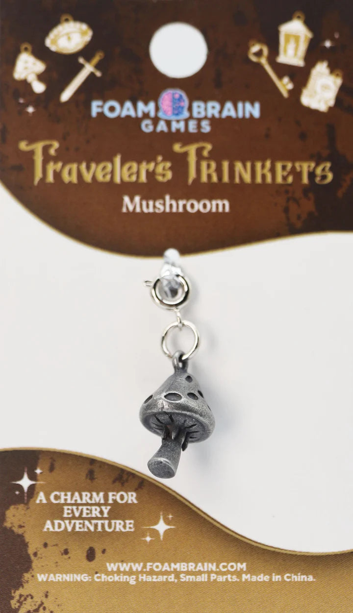 Foam Brain Traveler's Trinkets: Mushroom Charm | Odin's Place
