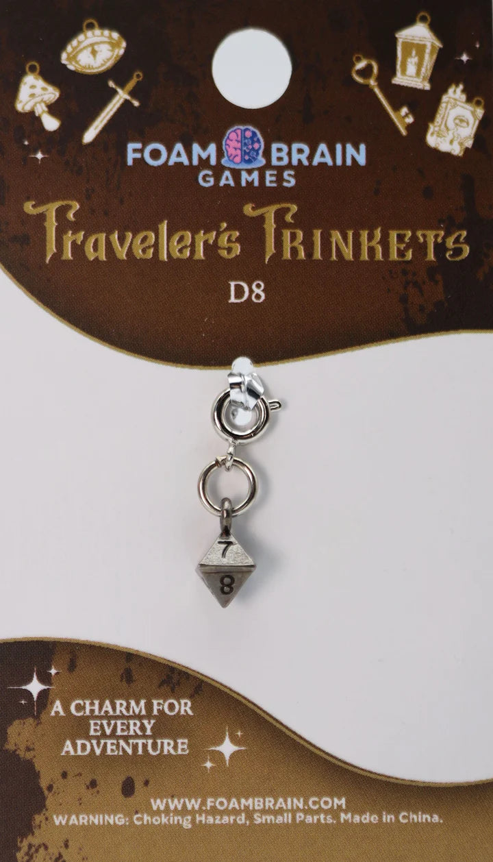 Foam Brain Traveler's Trinkets: D8 Charm | Odin's Place