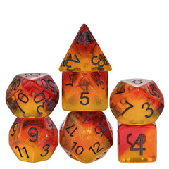 Fiery Sweets RPG Dice Set | Odin's Place