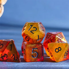 Fiery Sweets RPG Dice Set | Odin's Place