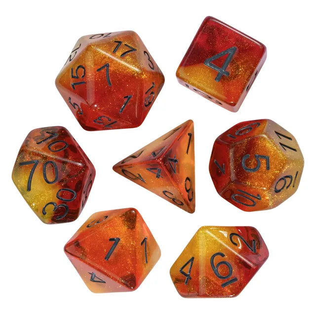 Fiery Sweets RPG Dice Set | Odin's Place