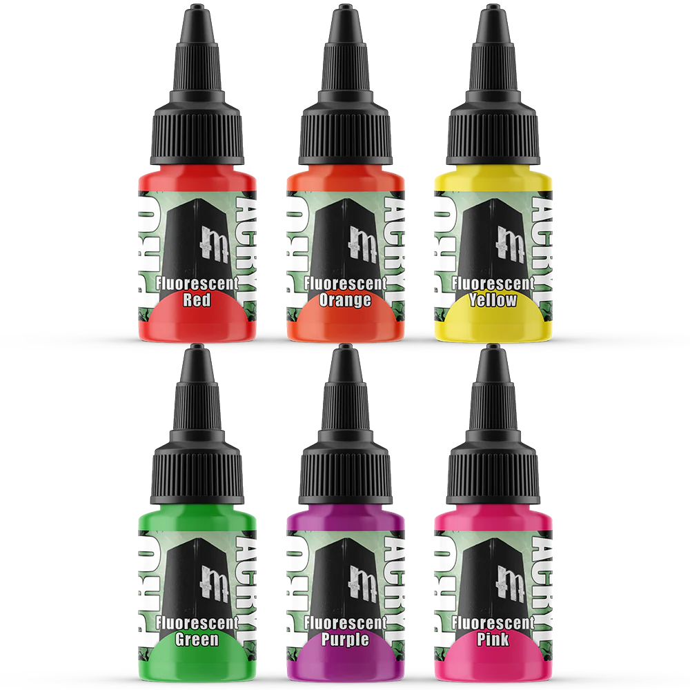 Pro Acryl Fluorescent Paint Set | Odin's Place