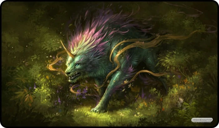 Gamer Mats Playmat: Forest Shaman Stitched | Odin's Place