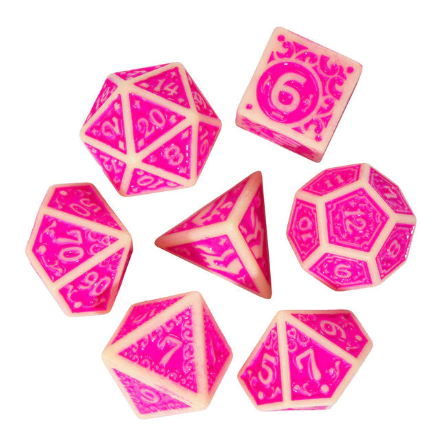 Foam Brain Fuscia Depths Poly 7 Dice Set | Odin's Place