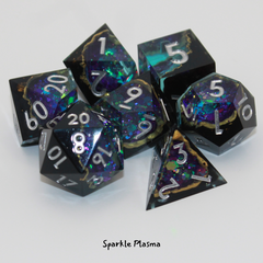 Game Habit Sharp-Edge Wave 3 Geode Dice | Odin's Place
