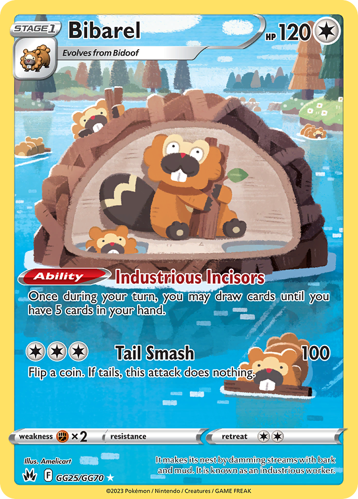 Bibarel (121/172) [Prize Pack Series Three] | Odin's Place