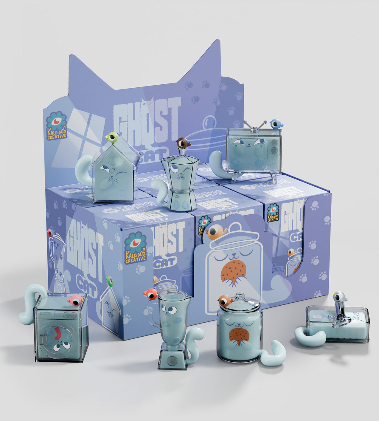 Ghost Cat Blind Box | Odin's Place