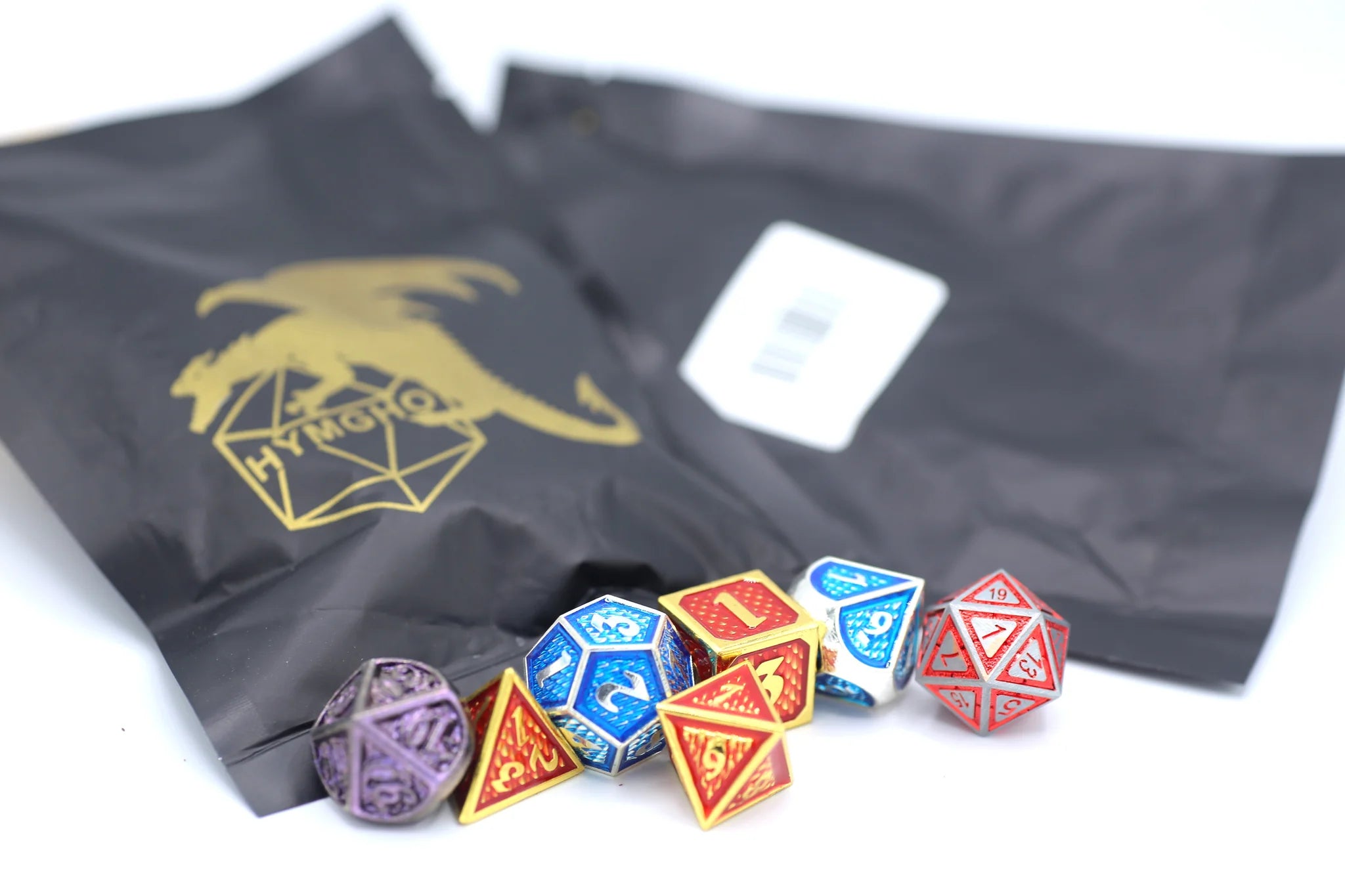 HYMGHO - Mystery Pack Full set Non-matching Solid Metal Dice | Odin's Place