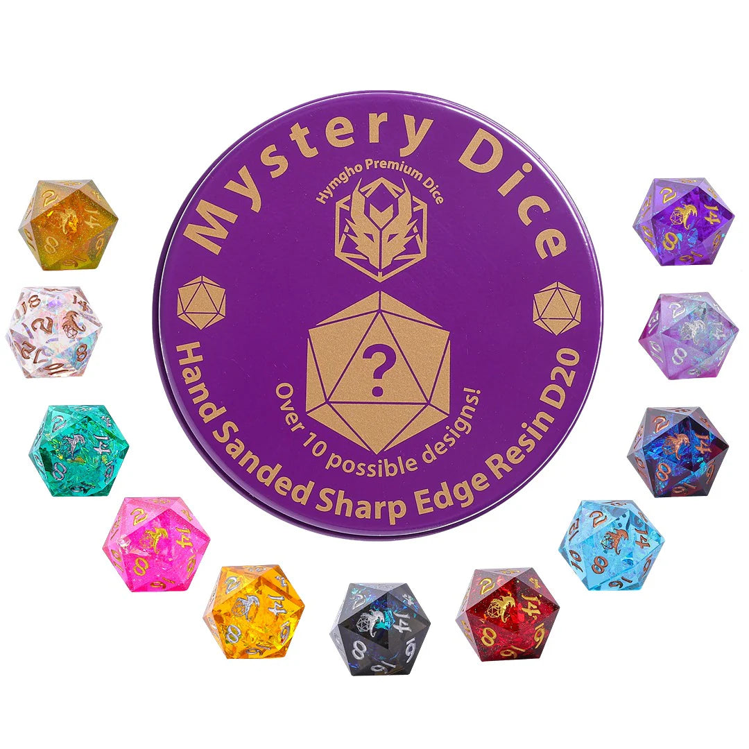 HYMGHO - Quest's Reward Mystery Dice - Sharp Resin D20s | Odin's Place