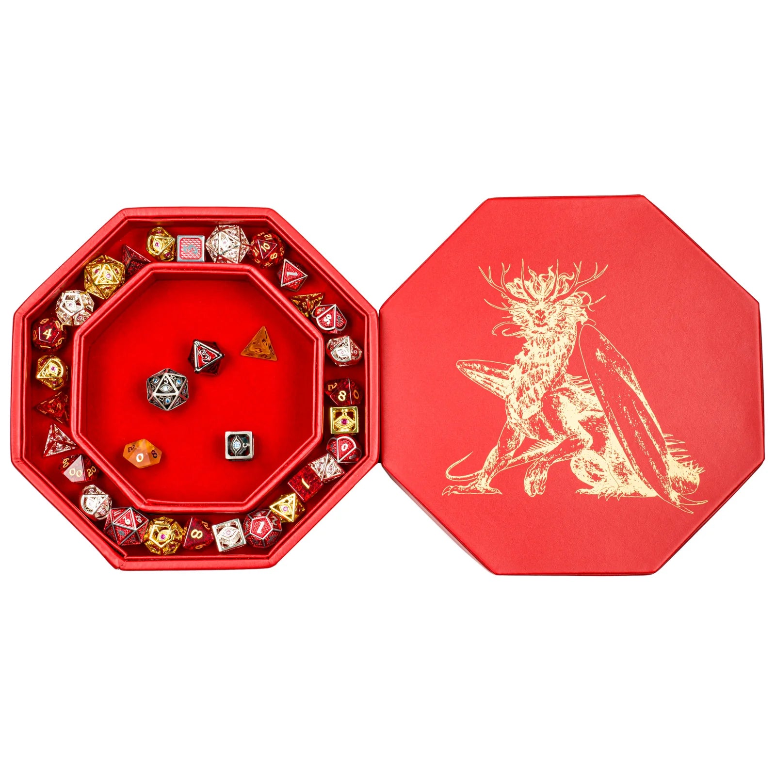 HYMGHO - Hero's Hoard Dice Tray and Keeper - Royal Dragon | Odin's Place