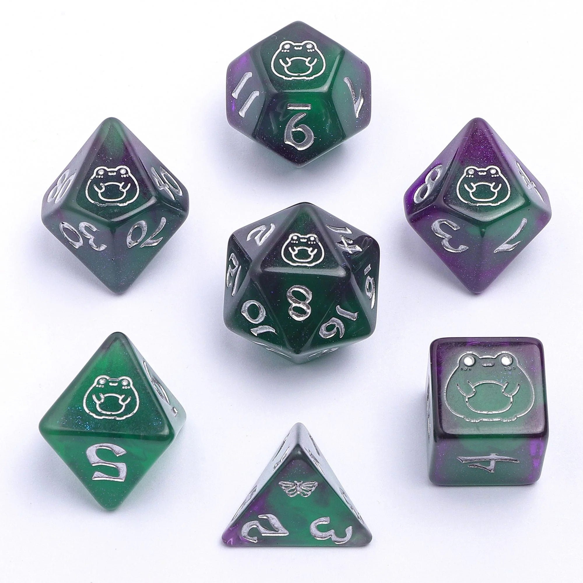 HYMGHO - Wyrmforged Rollers Round Edge Resin RPG Dice Sets | Odin's Place