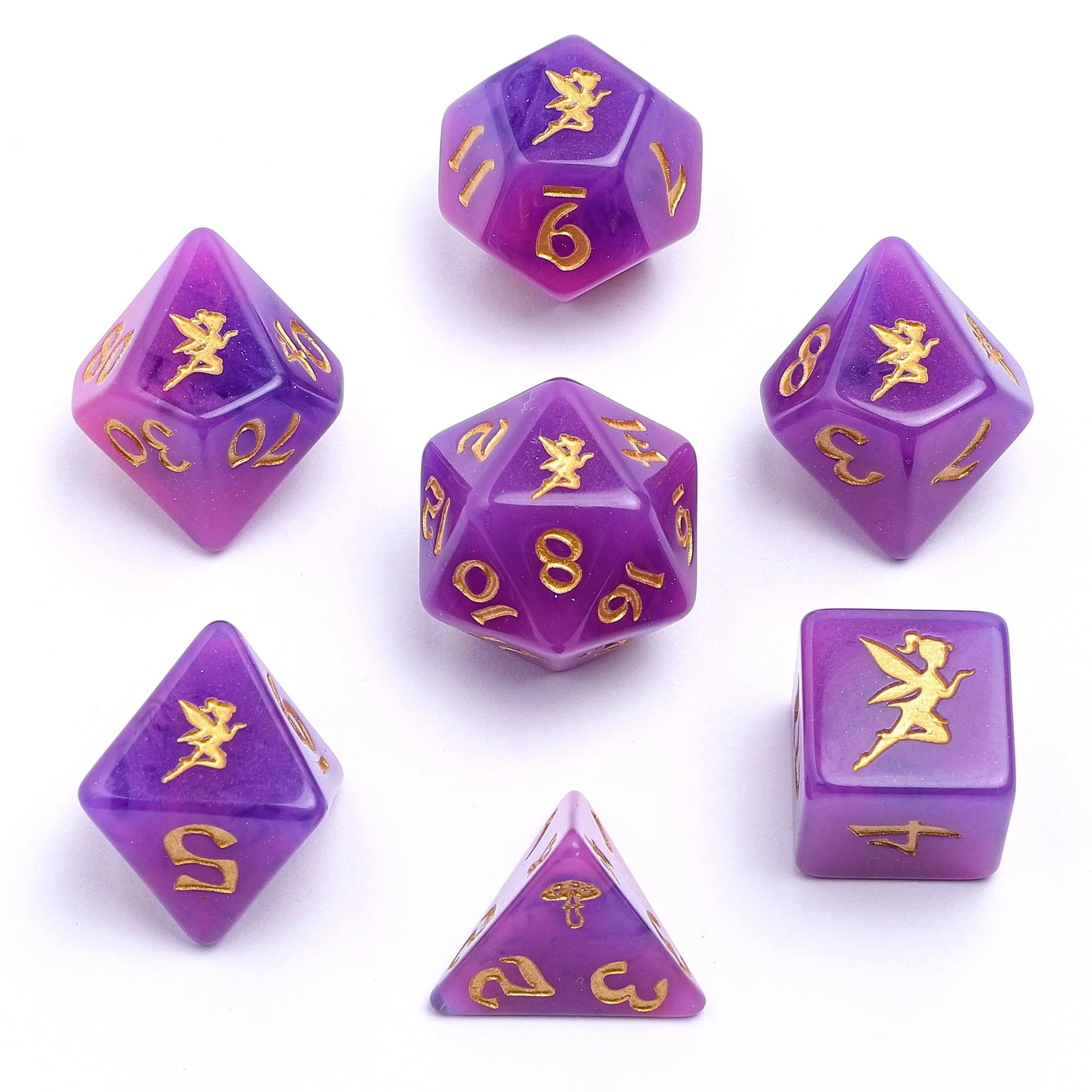 HYMGHO - Wyrmforged Rollers Round Edge Resin RPG Dice Sets | Odin's Place