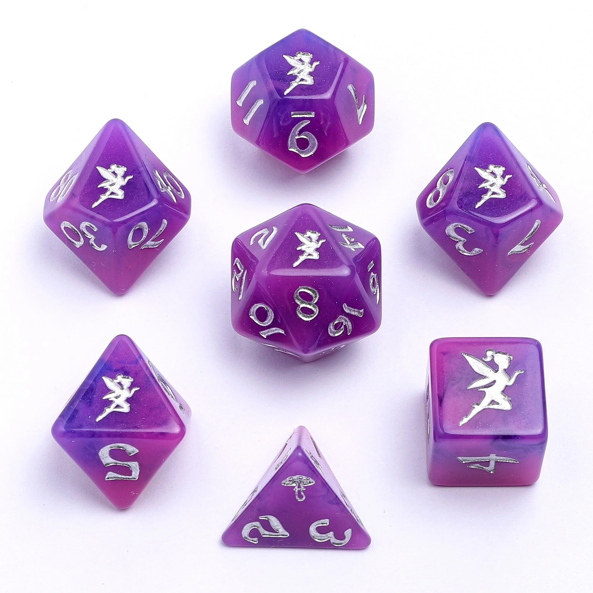 HYMGHO - Wyrmforged Rollers Round Edge Resin RPG Dice Sets | Odin's Place