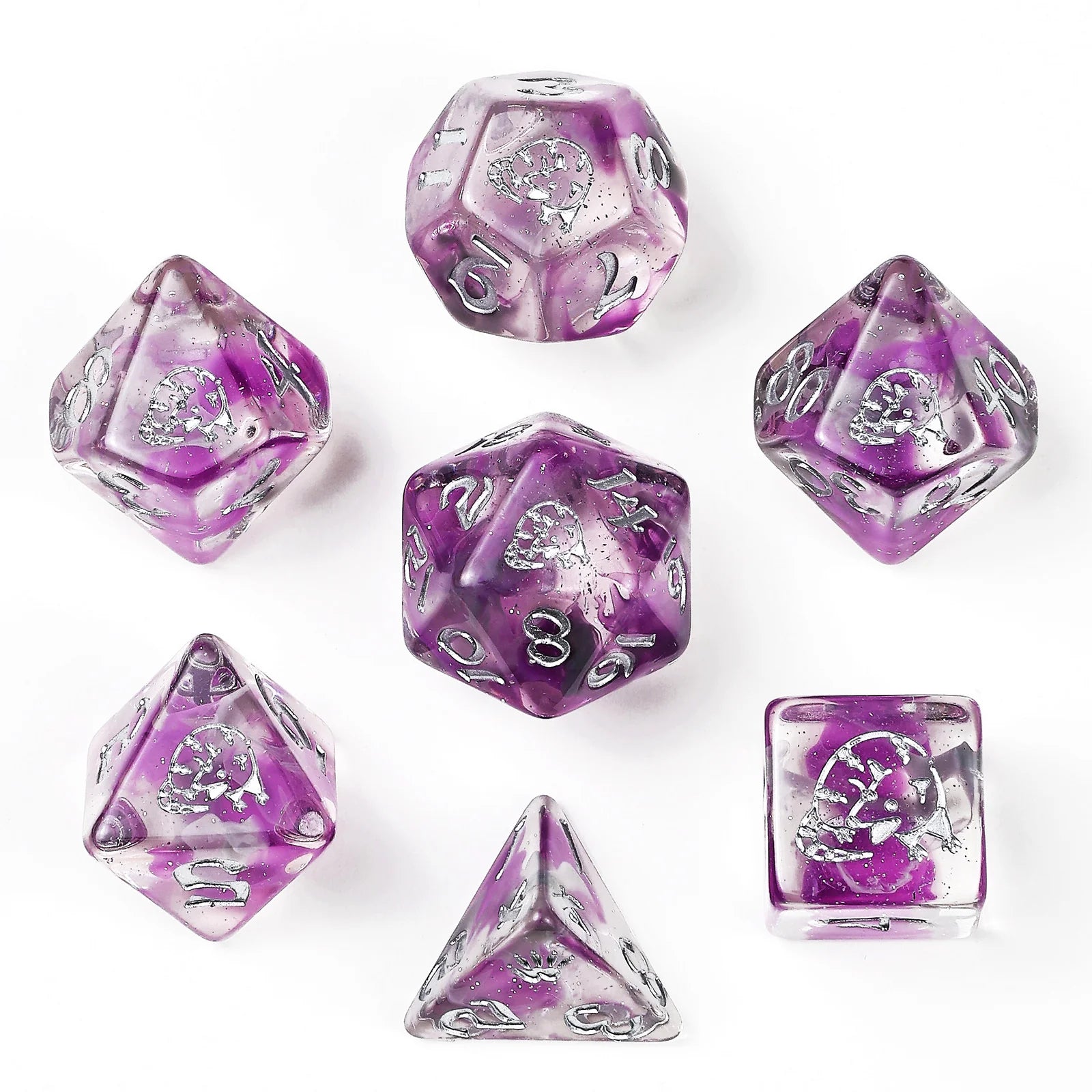 HYMGHO - Wyrmforged Rollers Round Edge Resin RPG Dice Sets | Odin's Place
