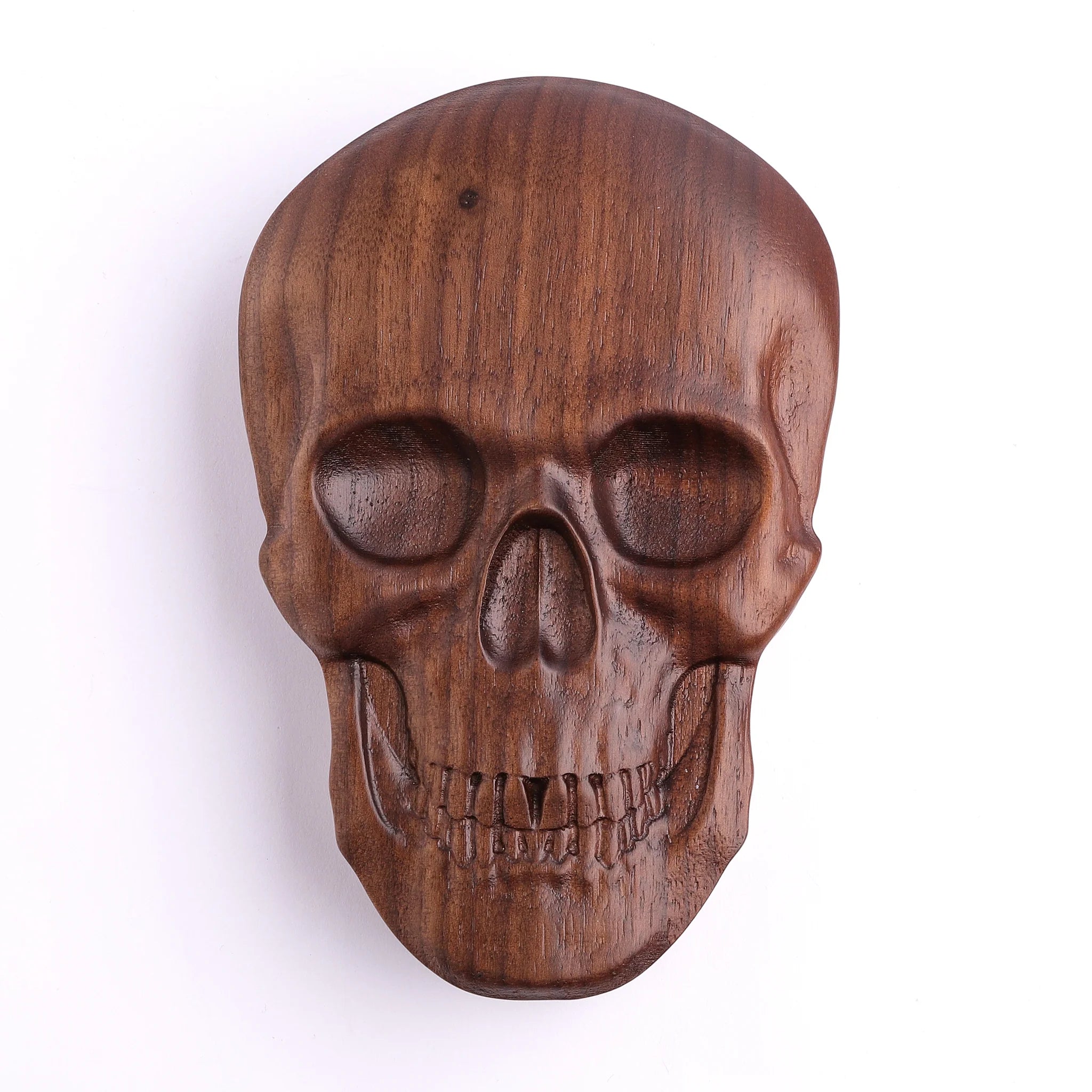 HYMGHO - Black Walnut Skull Gaming Accessory Case | Odin's Place