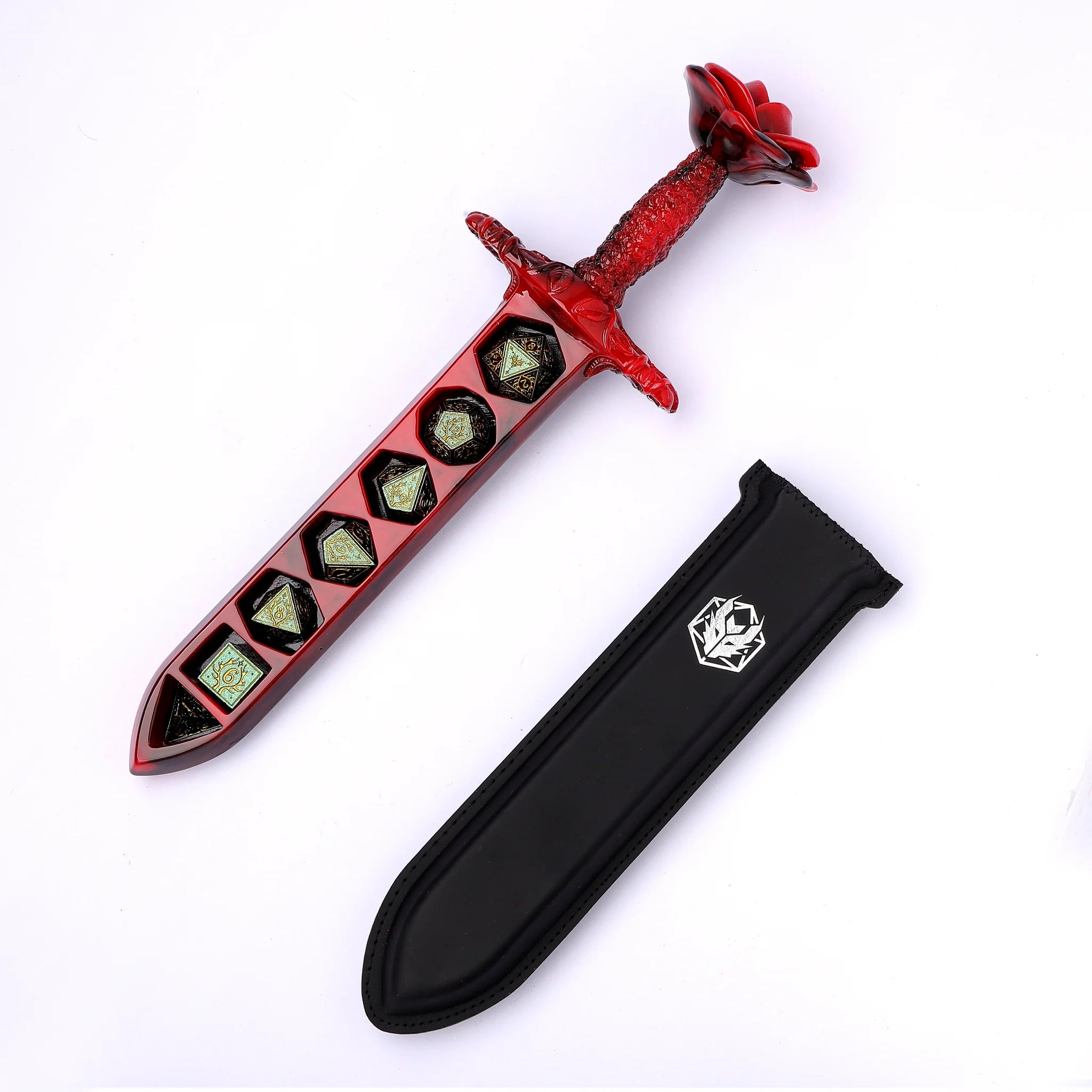 HYMGHO - Grim Dagger Dice Case with Sheath Cover - Assorted Colors | Odin's Place