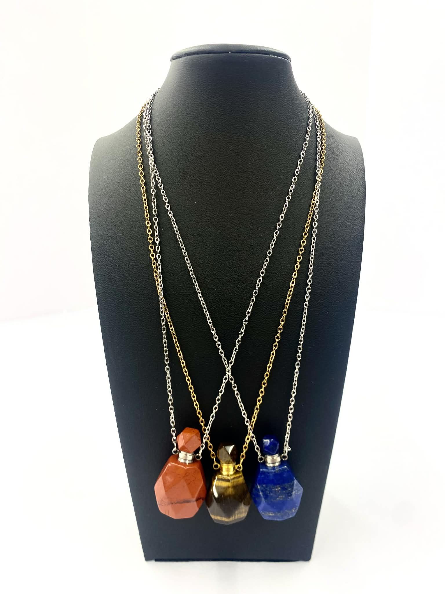 HYMGHO - Gemstone Potion Bottle Necklace - Assorted | Odin's Place