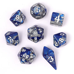 HYMGHO - Wyrmforged Rollers - Rounded Edge 8 Piece Polyhedral Dice sets | Odin's Place
