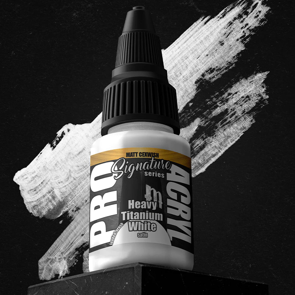 Pro Acryl Signature Series Matt Cexwish: Heavy Titanium White | Odin's Place