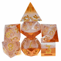 DND Dice Poly 7 Dice Set: Hold My Beer (Handmade) | Odin's Place