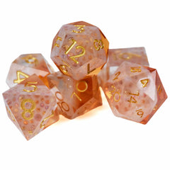 DND Dice Poly 7 Dice Set: Hold My Beer (Handmade) | Odin's Place