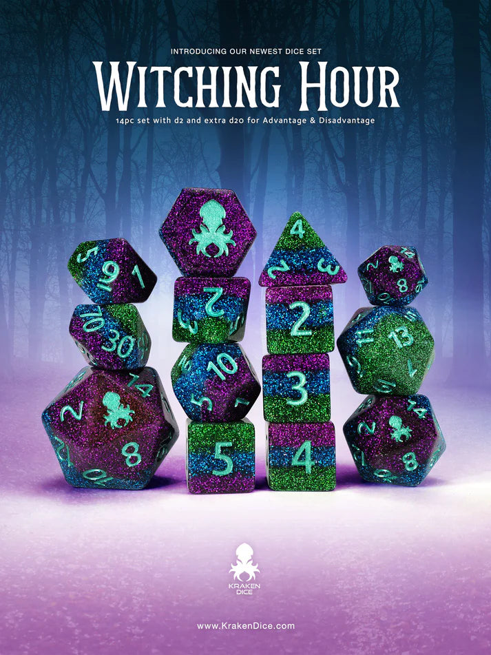 Kraken Dice - Glitter Sets | Odin's Place