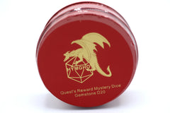 HYMGHO - Quest's Reward Mystery Dice - Gemstone/Glass D20s | Odin's Place