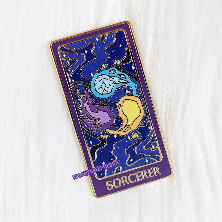 Sugar Cubed Studios Dungeons and Dragons Tarot Enamel Pins | Odin's Place