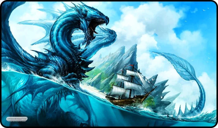 Gamermats Playmat: Island Guardian Stitched | Odin's Place
